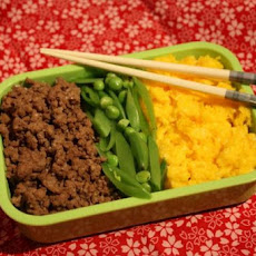 Iri Iri Pan Pan Aka Mom's Super-Scrambled Eggs and Ground Beef