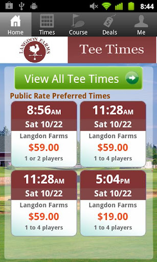 【免費運動App】Langdon Farms Tee Times-APP點子