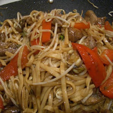 Spicy Orange Lamb and Noodle Stir-Fry