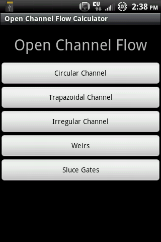 Open Channel Flow Free