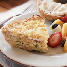 Smoked Salmon and Onion Frittata