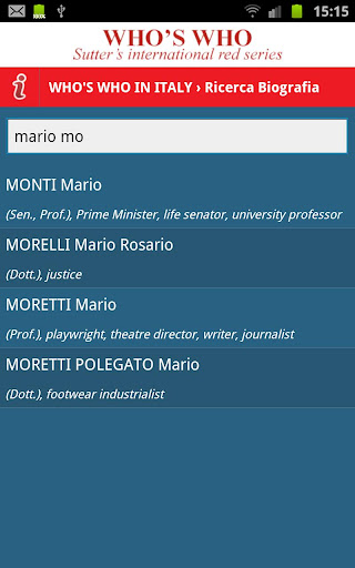 【免費書籍App】Who's Who in Italy-APP點子