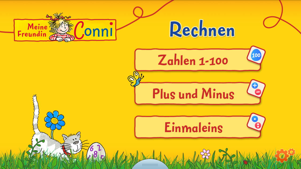 Android application Conni Rechnen 1-100 screenshort