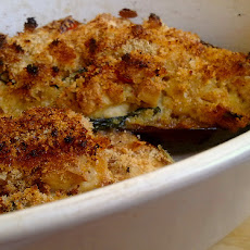 Vegetarian Italian Stuffed Roasted Eggplant