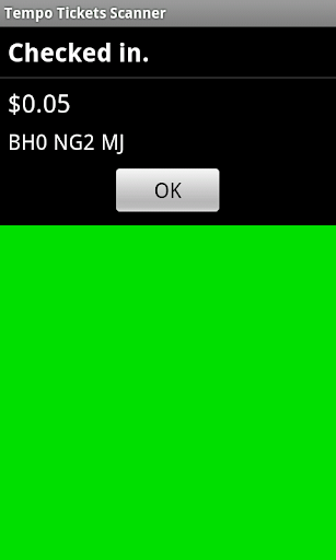 Tempo Tickets Scanner
