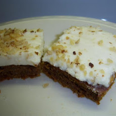 Pumpkin Bars With Cream Cheese Frosting