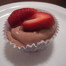 No-bake Chocolate Cheesecakes for Two