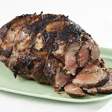 Olive Stuffed Leg of Lamb