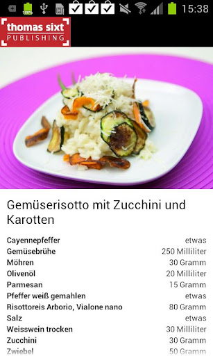 【免費生活App】Risotto vegetarisch II-APP點子