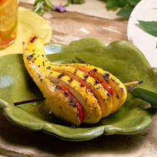 Grilled Squash Fans