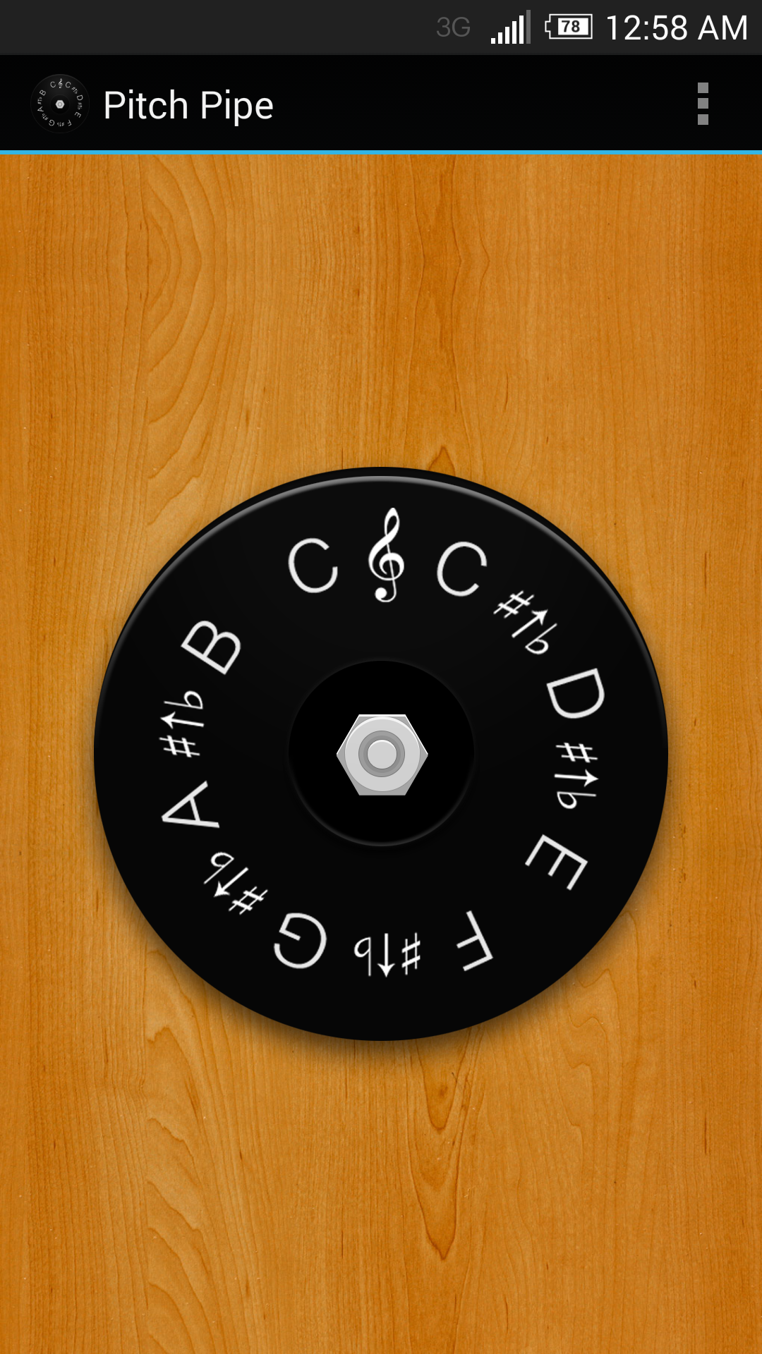 Android application Realistic Pitch Pipe Pro screenshort
