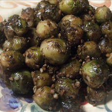 Roasted Brussels Sprouts and Garlic