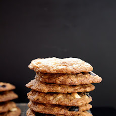 Maple, White Chocolate and Cherry Oatmeal Cookies
