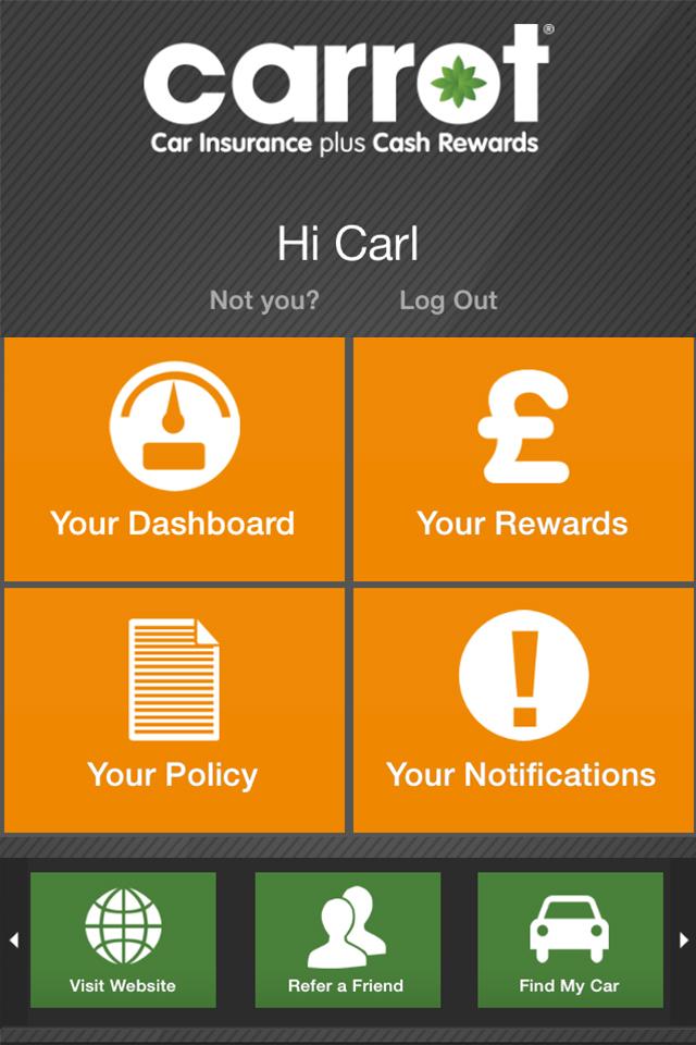 Android application Carrot Insurance screenshort