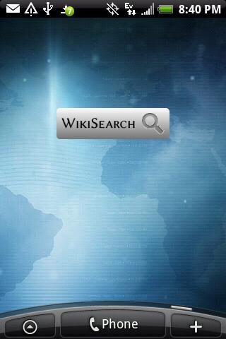 WikiSearch Widget