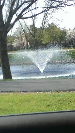 Lake Arlington Walking Path Fountain