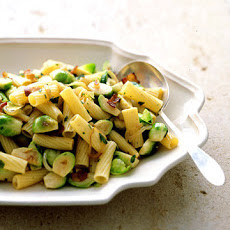 Pasta with Brussels Sprouts and Bacon
