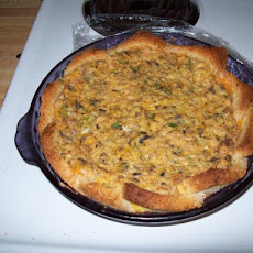 Salmon Cheddar Bake