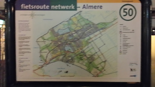 Fietsroute Netwerk Almere 50