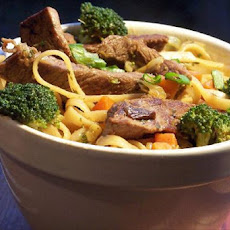 Stir Fry Steak and Noodles