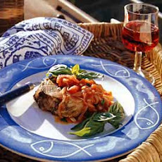 Tuna with Tomato-Basil Sauce