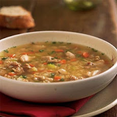 Chicken, Sausage, and Rice Soup