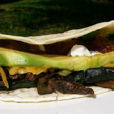 Portabella & Sun-Dried Tomato Quesadilla