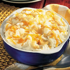 Cheddary Garlic Mashed Potatoes