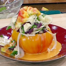 Stuffed Raw Heirloom Tomato