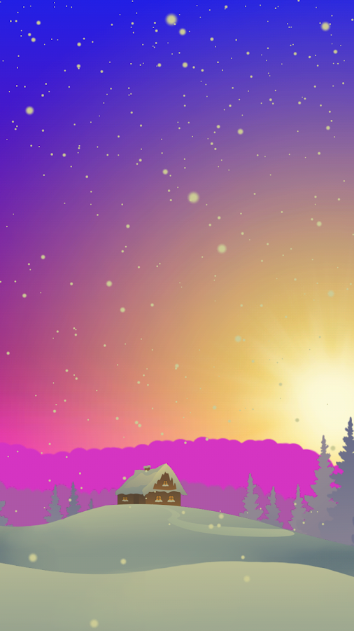    Parallax Winter Live Wallpaper- screenshot  