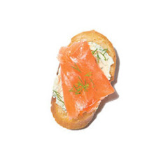 Real Simple Smoked Salmon Crostini