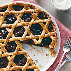 Woven Dried-Fruit Tart