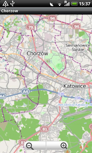 Chorzow Katowice Street Map
