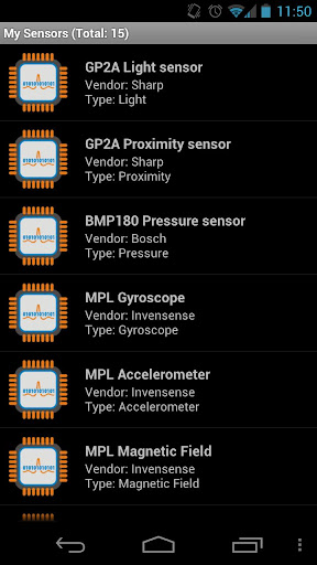 My Sensors