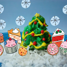 Christmas Tree Coconut Macaroons