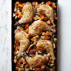 Butternut Squash-Chicken Pan-Roast