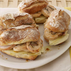 Turkey-Pancetta Roulade Sandwiches