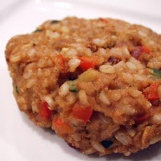 Asian Inspired Veggie Zucchini Burger