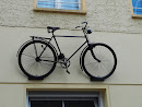 Fahrrad an Der Wand