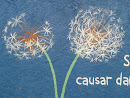 Dandelion Au Vent Mural Art