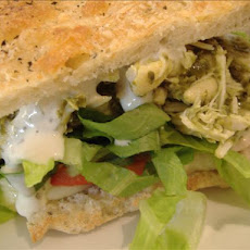 Pesto Chicken Salad Sandwiches