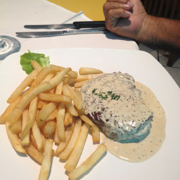 Entrecôte au poivre