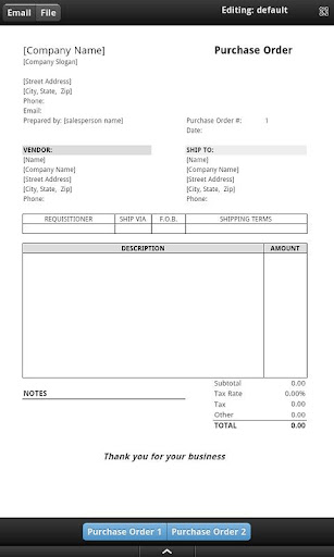 Purchase Order