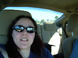 Katie riding shotgun.