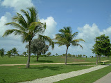 A picture of the golf course on our drive up to our resort.