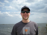 Chase smiling, having a good time.  (CODE MONKEY!)