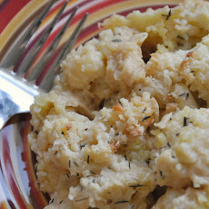Creamy baked cauliflower