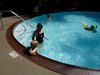 Sort of skipping ahead a couple of days (the Wild Animal Park comes between the last photo above and this one), we are at the hotel in Buena Park.
