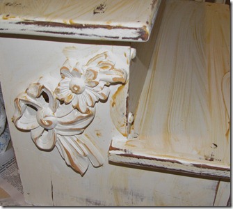Step shelf WAXED