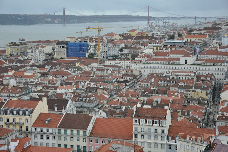 Вид на Лиссабон из Замка Святого Георгия